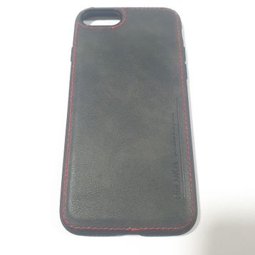 Apple iPhone 8-7 Kırmızı Deri Kılıf