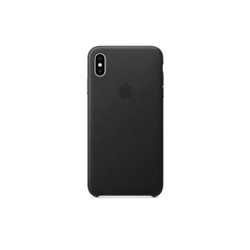 Apple iPhone XS Max Siyah Deri Kılıf