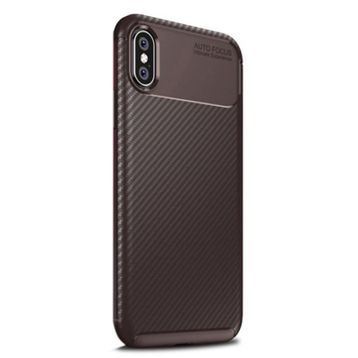 Apple İphone XS Negro Karbon Silikon Kılıf