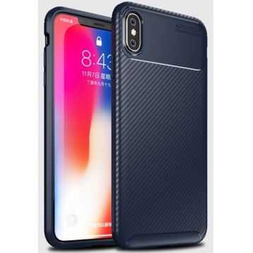 Apple İphone XS Negro Karbon Silikon Kılıf