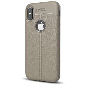 Apple İphone Xs Niss Deri Görünümlü Ultra Koruma Silikon Kılıf