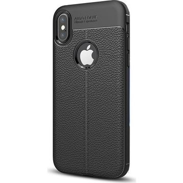 Apple İphone Xs Niss Deri Görünümlü Ultra Koruma Silikon Kılıf