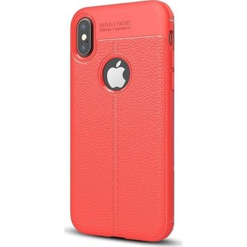 Apple İphone Xs Niss Deri Görünümlü Ultra Koruma Silikon Kılıf