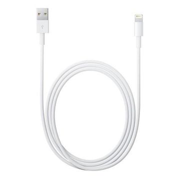 Apple Lightning To USB 2 mt Beyaz Şarj Kablosu