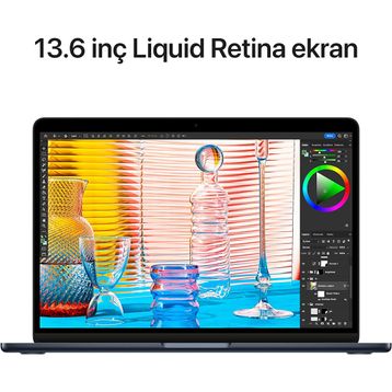 Apple MacBook Air M2 8CPU 8GPU 8GB RAM 256GB SSD macOS 13.6 inç Laptop - Notebook