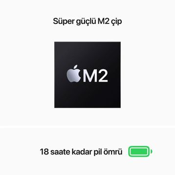 Apple MacBook Air MC7X4TU/A M2 16GB RAM 256GB SSD macOS 13 inç Gece Yarısı Laptop - Notebook Outlet - Teşhir