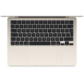 Apple MacBook Air MXCU3TU/A M3 8CPU 10GPU 16GB RAM 512GB SSD macOS 13.6 inç Yıldız Işığı Laptop - Notebook Outlet - Teşhir
