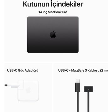 Apple MacBook Pro M3 Pro 12CPU 18GPU 18GB RAM 1TB SSD macOS 14 inç Laptop - Notebook