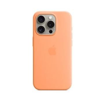 Apple MT1H3ZM/A iPhone 15 Pro MagSafe Silikon Turuncu Sorbe Kılıf