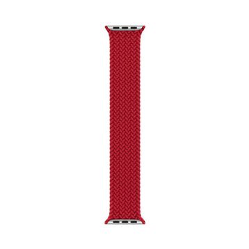 Apple MY8W2ZM/A Watch 44 mm Kırmızı 4 Örgülü Solo Loop Kayış