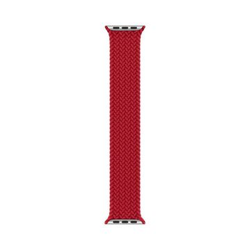Apple MY8W2ZM/A Watch 44 mm Kırmızı 4 Örgülü Solo Loop Kayış