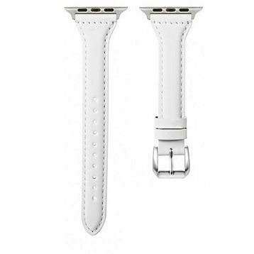 Apple Watch KRD-28 40mm Deri Kordon Beyaz