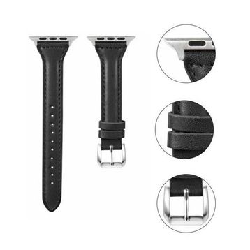 Apple Watch KRD-28 40mm Deri Kordon Beyaz