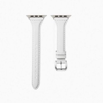 Apple Watch KRD-28 40mm Deri Kordon Beyaz