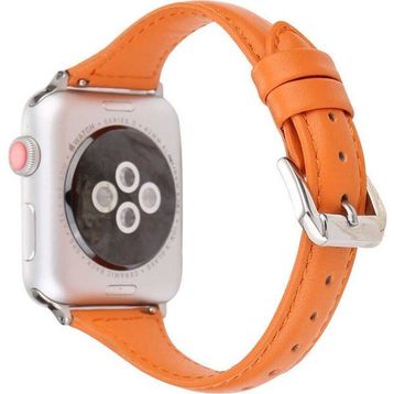 Apple Watch KRD-28 44mm Deri Kordon Kahverengi