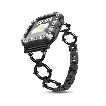 Apple Watch KRD-56 Halka Tasarım Metal Kordon