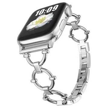 Apple Watch KRD-56 Halka Tasarım Metal Kordon