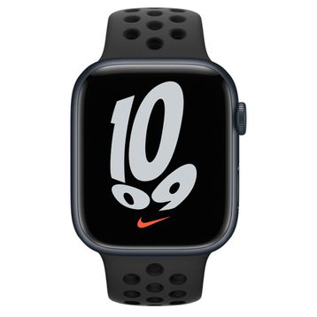 Apple Watch Nike Series 7 GPS + Cellular 45 mm Gece Yarısı Alüminyum Kasa Akıllı Saat