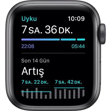Apple Watch SE Nike 44 mm Alüminyum Kasa Akıllı Saat
