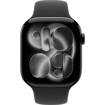 Apple Watch Series 11 GPS 46 mm Alüminyum Kasa Simsiyah Spor Kordon Akıllı Saat