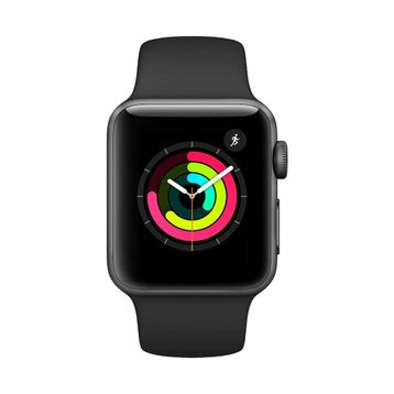 Apple Watch Series 3 42 mm Uzay Grisi Alüminyum Kasa Siyah Kordon Akıllı Saat