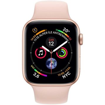 Apple Watch Series 4 40 mm Altın Alüminyum Kasa Kum Pembesi Spor Kordon Akıllı Saat