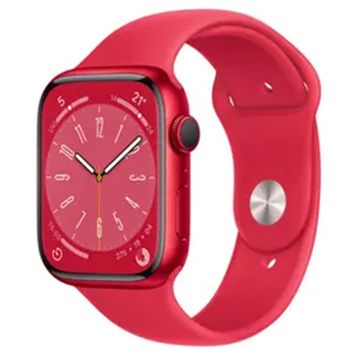 Apple Watch Series 8 45 mm Kırmızı Alüminyum Kasa Akıllı Saat Teşhir- Outlet