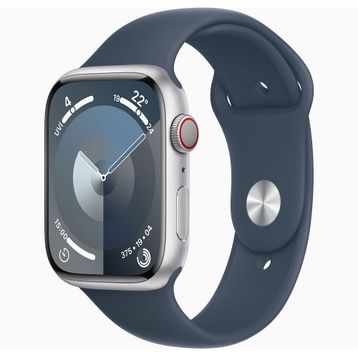 Apple Watch Series 9 41 mm Gps + Cellular Gümüş Alüminyum Kasa Spor Kordon Akıllı Saat