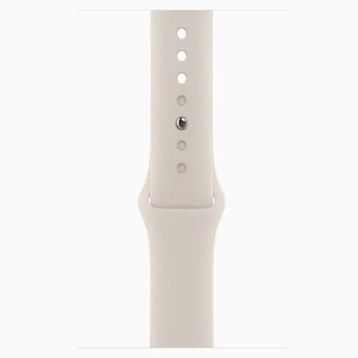 Apple Watch Series 9 45 mm Yıldız Işığı Alüminyum Kasa Spor Kordon Akıllı Saat Teşhir- Outlet