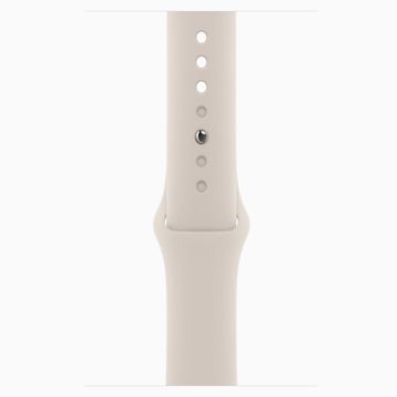 Apple Watch Series 9 45 mm Yıldız Işığı Alüminyum Kasa Spor Kordon Akıllı Saat
