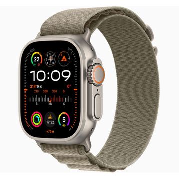 Apple Watch Ultra 2 49 mm Gps + Cellular Alpine Loop Klasik Zeytin Yeşili Titanyum Kasa Akıllı Saat