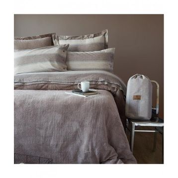 Apricitas Double Comfort Dark Beige Çift Kişilik Nevresim Takımı