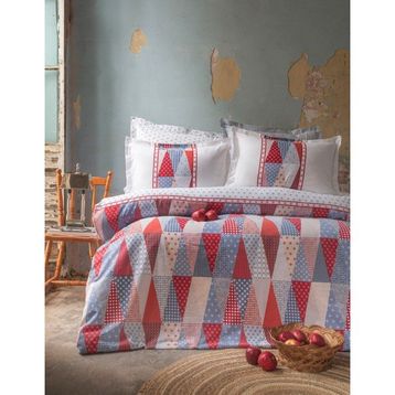 Apricitas Evia Denim 200x220 cm Natureforce Çift Kişilik Nevresim Takımı