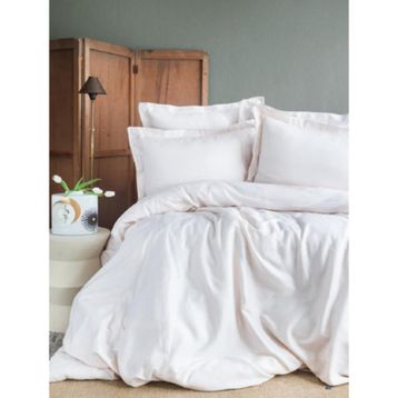 Apricitas Home Ellie AP53T20211152 White Cift Kisilik Bambu Nevresim Takımı