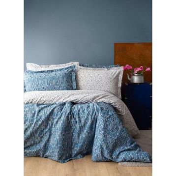 Apricitas Leros Indigo Tek Kişilik Nevresim Takımı