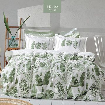 Apricitas Pelda 160x220 cm Yeşil Tek Kişilik Nevresim Takımı