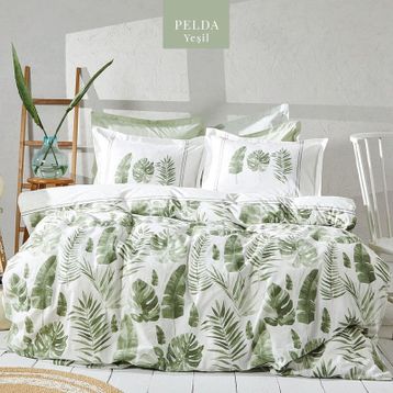 Apricitas Pelda 160x220 cm Yeşil Tek Kişilik Nevresim Takımı