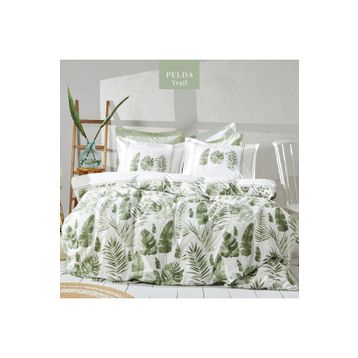 Apricitas Pelda 160x220 cm Yeşil Tek Kişilik Nevresim Takımı