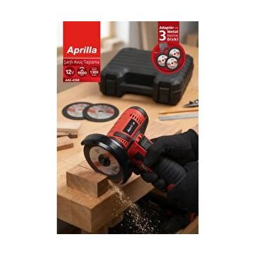 Aprilla AAG-4590 Şarjlı Avuç Taşlama