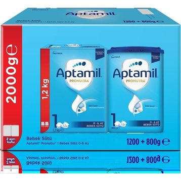 Aptamil 1 Numara 2x1200 + 2x800 gr Devam Sütü