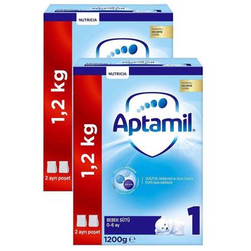 Aptamil 1 Numara 2x1200 gr Bebek Sütü
