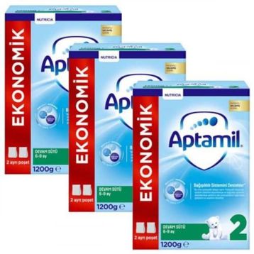 Aptamil 2 Numara 3x1200 gr Bebek Sütü