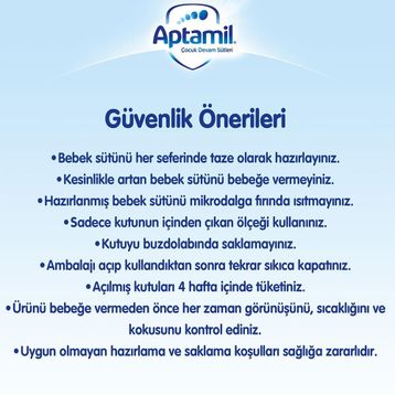 Aptamil 2 Numara 6x350 gr Bebek Sütü