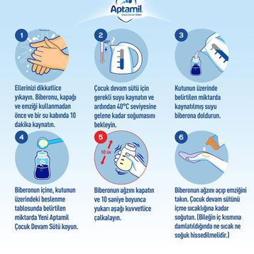 Aptamil 2 Numara 6x350 gr Bebek Sütü