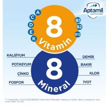 Aptamil 2 Numara 8x350 gr Bebek Sütü