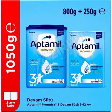 Aptamil 3 Numara 2x800 + 2x250 gr Devam Sütü