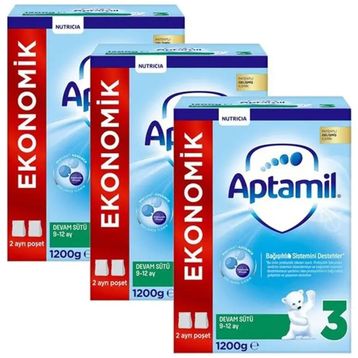 Aptamil 3 Numara 3x1200 gr Devam Sütü