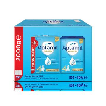 Aptamil 4 Numara 1200+800 gr Devam Sütü