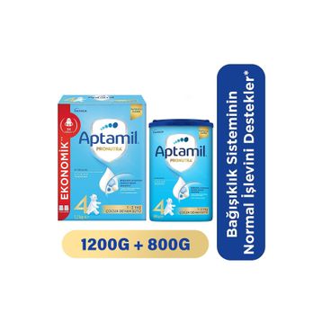 Aptamil 4 Numara 1200+800 gr Devam Sütü