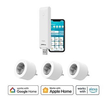 Aqara Akıllı Kontrol Hub E1 3 Adet Tekli Akıllı Priz
